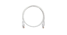 Шнур коммутационный NIKOMAX U/UTP 4 пары, Кат.5е (Класс D), 100МГц, 2хRJ45/8P8C, T568B, заливной, с защитой защелки, многожильный, BC (чистая медь), 24AWG (7х0,205мм), LSZH нг(А)-HFLTx, белый, 5м | код NMC-PC4UD55B-050-C-WT | NIKOMAX