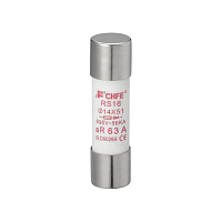 Вставка плавкая цилиндр. RS16, 20A, 690VAC, 50kA, 14х51mm, тип aR | код RS16-20AR | CHFE