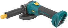 Шлифмашина угловая аккумуляторная 20 В, 3000-8500 об/мин, КлК 125 мм, 1,6 кг, регулировка оборотов, бесщеточный, коробка | код 79912 | FIT
