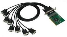 Плата CP-168U w/o Cable Universal PCI, 8-port RS-232, 921.6 Kbps | код 00-01144085 | MOXA