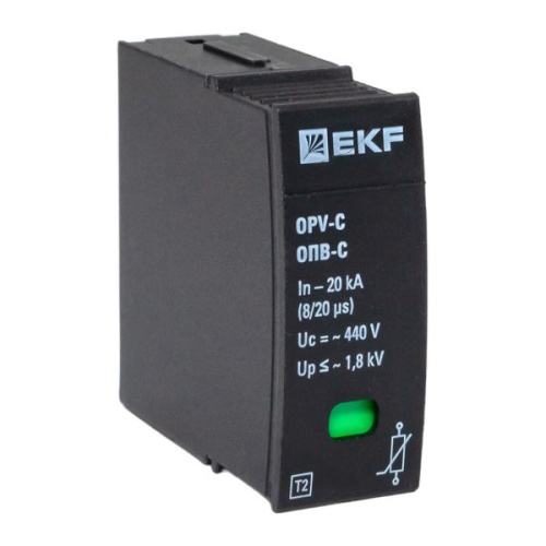 Сменный модуль к ОПВ-C In-20кА 440В с сигнализацией EKF | код opv-c-module | EKF фото 2