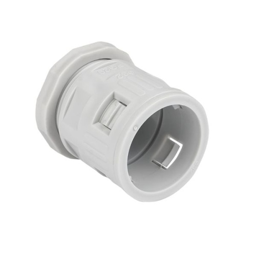 Коннектор для гофрированной трубы (32мм,) (10шт,)-Plast | код kn-t-32 | EKF фото 3