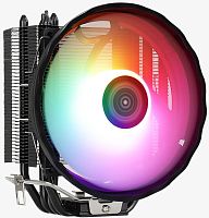 Устройство охлаждения(кулер) Aerocool Rave 4 ARGB Soc-AM5/AM4/1151/1200/1700 4-pin 18-27dB Al+Cu 130W 570gr LED Ret | код 2003972 | AEROCOOL