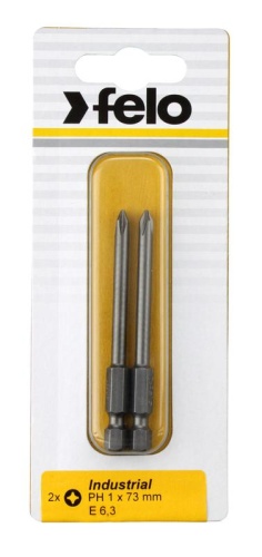 Бита крестовая PH 1/PH 2/PH 3X50, 3 шт в блистере | код 3293116 | Felo