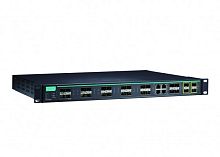 Коммутатор ICS-G7828A-20GSFP-4XG-HV-HV-T Layer 3 full Gigabit managed Ethernet switch with 20 100/1000BaseSFP slots, 4 10/100/1000BaseT(X) or 100/1000BaseSFP slot combo ports, and 4 10GbE SFP+ slots, 2 isolated power supplies (85 to 264 VAC), t: -40/75 Ко