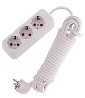 Удлинитель с заземлением 3 входа 7 метров | код 720-0307-301 | Lezard