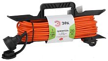 Удлинитель силовой UFx-1-2x0.75-20m-IP44 на рамке б/з 1гнездо 20м ПВС 2х0.75 | Код. Б0046821 | ЭРА