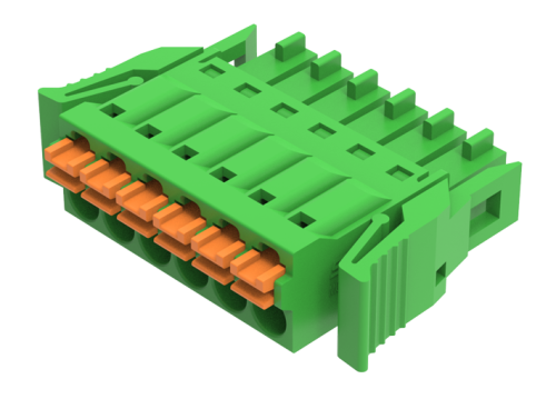 Клемма МС, пруж. зажим, шаг 3.50мм, 8 конт. | код MC-RF3.50H08P-D | SUPU