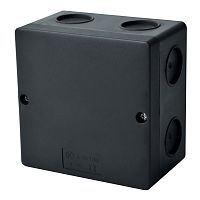 Коробка распределительная KSK 100 UV HF (FA) для О/П черная 100x100x60мм IP66 | код KSK 100_FA | KOPOS