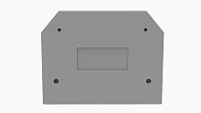 D-WS10-SD-01P-11-00Z(H), Концевая крышка, для WS10-SD, серый, шт | код 11060000084 | DEGSON
