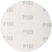 Круги шлифовальные сплошные (липучка), алюминий-оксидные, 125 мм, 5 шт Р 180 | код 39828М | FIT