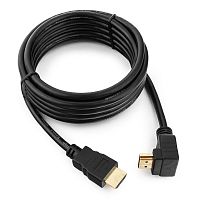 Кабель HDMI Cablexpert CC-HDMI490-10, 3.0м, v1.4, 19M/19M, углов. разъем, черный, позол.разъемы, экран, пакет | код CC-HDMI490-10 | Cablexpert