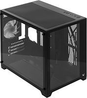 Корпус Formula Crystal Z5 TG черный без БП mATX 11x120mm 1xUSB2.0 1xUSB3.0 1xUSB3.1 audio bott PSU | код 1868838 | FORMULA