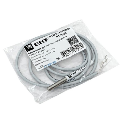 Накладной датчик температуры в гильзе 50 мм EKF RTD10-OVH50-PT1000 | код RTD10-OVH50-PT1000 | EKF фото 3