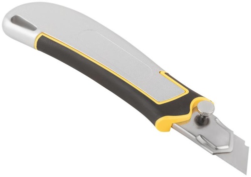 Нож технический 25 мм усиленный прорезиненный, дополнит. прижим | код 10329 | FIT фото 7