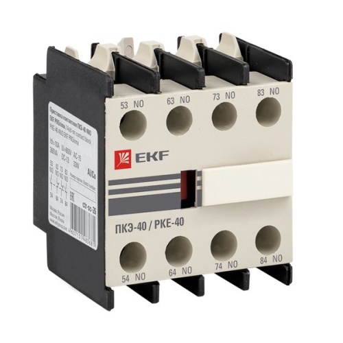 Приставка контактная ПКЭ-40 4NO PROxima | код ctr-sc-26 | EKF фото 2