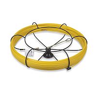 Cabeus Pull-M2-4,5-150m Устройство для протяжки кабеля мини УЗК в металлической кассете тип №2, 150м (диаметр стеклопрутка 4,5 мм) | код 9865c | Cabeus