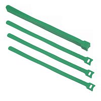 Cabeus CLAMP-310-GN Хомут для кабеля, липучка с мягкой застежкой, 310x14 мм, зеленый (10 шт.) | код 9369c | Cabeus