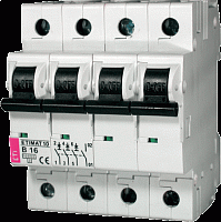 Авт. выключатель ETIMAT 10 3p+N B 100A (20kA) | код 002126732 | ETI