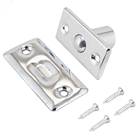 Фиксатор дверной шариковый, СТАНДАРТ 588 CP хром | код 12591 | ПТК Компания