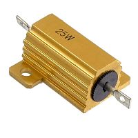 Мощный постоянный резистор RUICHI RX24 25W 5% 1R, алюминиевый корпус | код 107760 | Ruichi
