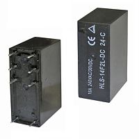 Электромагнитное реле RUICHI 14F2 (845) 24VDC 16A, SPDT | код 59128 | Ruichi