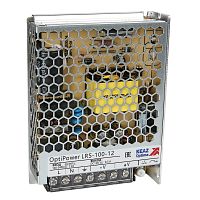 Блок питания OptiPower LRS 100-12 8.5A | код 328878 | КЭАЗ