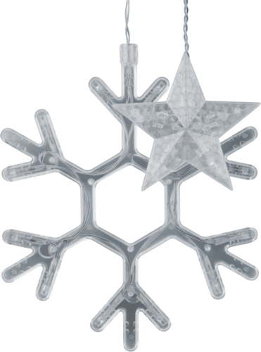 Гирлянда светодиодная "Бахрома" "Звезды и снежинки" 95 122 NGF-D032-03 2.5х1м Blue IP20 Navigator 95122