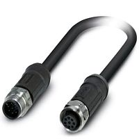 Кабель для датчика / исполнительного элемента SAC-8P-M12MS/ 2,0-28X/M12FS OD | код 1407277 | PHOENIX CONTACT