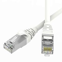Патч-корд экранированный SLIM CAT6 U/FTP 4х2, 28 AWG, LSZH, белый, 2м | код RN6UF4520WH-28 | DKC
