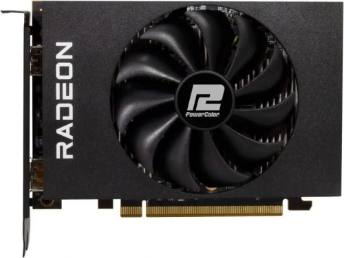 Видеокарта PowerColor PCI-E 4.0 AXRX 6400 4GBD6-DH AMD Radeon RX 6400 4Gb 64bit GDDR6 2039/16000 HDMIx1 DPx1 HDCP Ret | код 1875147 | POWERCOLOR