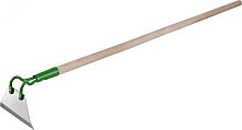 Мотыга 90х50х1290 мм, трапециевидный профиль, нержавеющая сталь, деревянный черенок | код 421575 | РОСТОК
