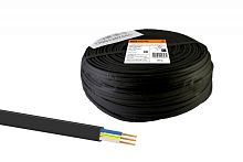 Шнур ШВВП 3х0.75 ГОСТ (бухта 100м) черный | код SQ0120-0073 | РЭМЗ ТМ
