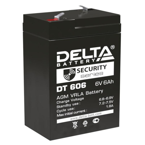 Аккумулятор ОПС 6В 6А.ч | код DT 606 | Delta