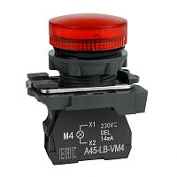Сигнальная лампа OptiSignal D22 C5-L-B4 красная пластик 24VAC/DC XB5AVB4 | код 332191 | КЭАЗ