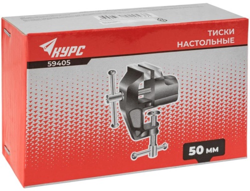 Тиски настольные облегченные 50мм (0.65кг) КУРС 59405 фото 3 Тиски настольные облегченные 50мм (0.65кг) КУРС 59405 фото 3
