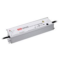 Источник питания AC-DC, 240Вт, стабилизатор тока, IP65, вход 180…528В AC, 47…63Гц/254…747В DC, ККМ, выход 2100мА/57.2...114.3В, изоляция 3750В AC, в кожухе 254.2х68х38.8 мм, -40…+70С | код HVGC-240-2100A | MeanWell
