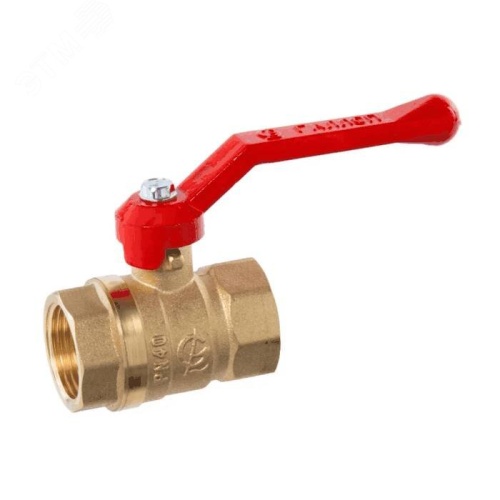 Кран шаровой латунь Ду 15 Ру40 ВР полнопроходной рычаг ГАЛЛОП 107150 | код 107-8602 | Галлоп
