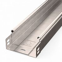 Лоток неперфорированный Стандарт INOX (AISI 409) 100х50х3000 (0,7 мм) (6 м/уп) Промрукав | код PR16.2389 | ПРОМРУКАВ