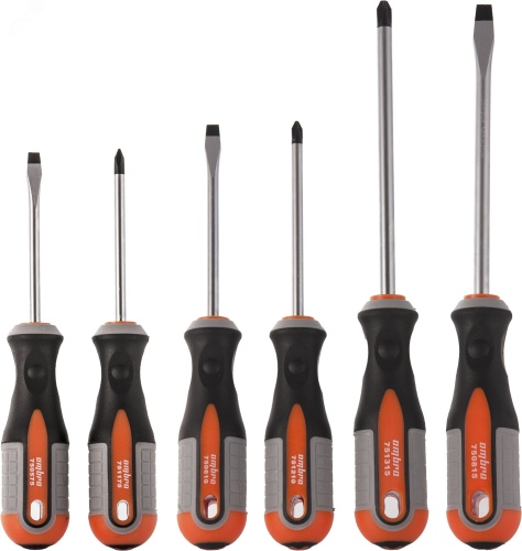 Набор отверток стержневых ROUND GRIP, 6 предметов | код 975006 | Ombra