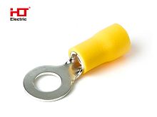 Наконечники НКИ 5.5-6 кольцо 4-6мм желтый HLT | код 084-04-11| HLT