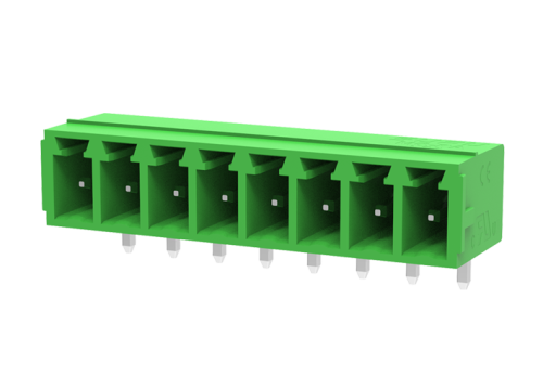 MC-PA3.5H11 Разъём штекерный MC, угл. конт.,шаг 3.5мм,11 конт., зел., шт | код MC-PA3.5H11 | SUPU
