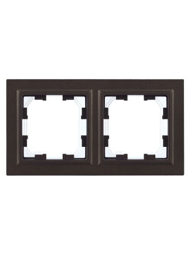 BRITE Рамка 2-местная IP44 РУ-2-БрТБ-44 темная бронза | код BR-M22-44-K45 | IEK фото 6