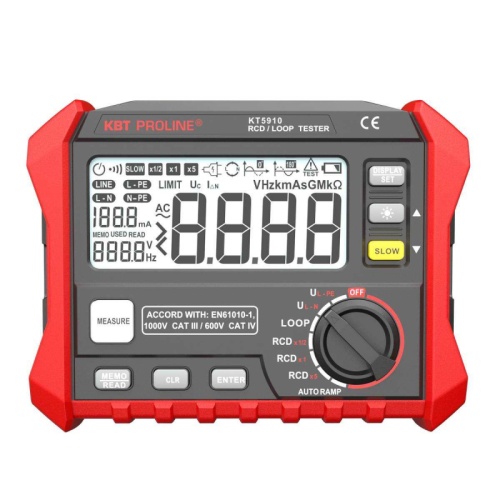 Тестер сопротивления изоляции цифровой KT 5910 PROLINE (КВТ) | код 87241 | КВТ