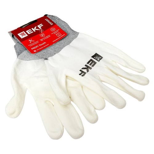 Перчатки рабочие PROFI Touch для чистовых работ (15 класс, 9 размер) EKF Expert | код pe15pm-9-exp | EKF фото 4