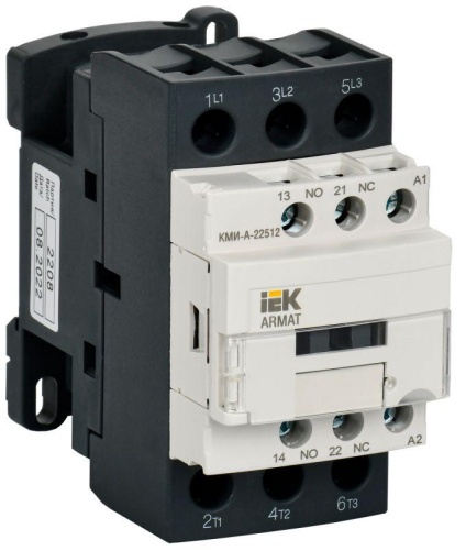 Контактор КМИ-А-22512 LC1D 25А кат. 24В AC 1НО+1НЗ AC-3 | код AR-ACC-21-025-024-11 | IEK