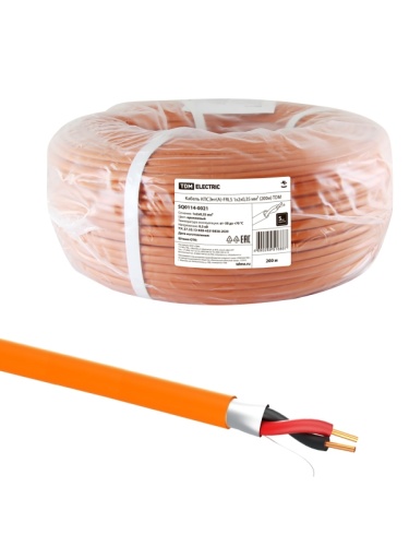 Кабель КПСЭнг(А)-FRLS 1х2х0.35 мм (бухта 200м) ТРТС | код SQ0114-0021 | РЭМЗ ТМ