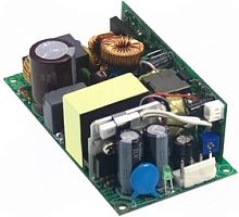 Источник питания AC-DC, 75Вт (вент. 100Вт), ККМ, вход 90…264V AC, 47…63Гц /127…370В DC, выход 15В/5A (вент. 6.67А), рег. вых 14.7…15.75В, изоляция 3000В AC, открытая плата 102х51х29мм, -30…+70С, доп. выход 12В/0.3А | код EPP-100-15 | MeanWe