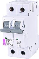 Автоматический выключатель ETIMAT 6 2p D 1A (6kA) | код 002163504 | ETI