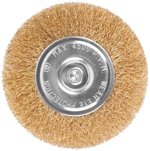 Щетка для дрели, Плоская, латунированная витая проволока 0,3 мм, 100 мм, блистер, Profi | код 82-917 | FIT фото 5 Щетка для дрели, Плоская, латунированная витая проволока 0,3 мм, 100 мм, блистер, Profi | код 82-917 | FIT фото 5